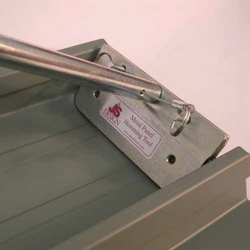 Turn-up Tool for Metal Roof Panels by JS Design - How to use
